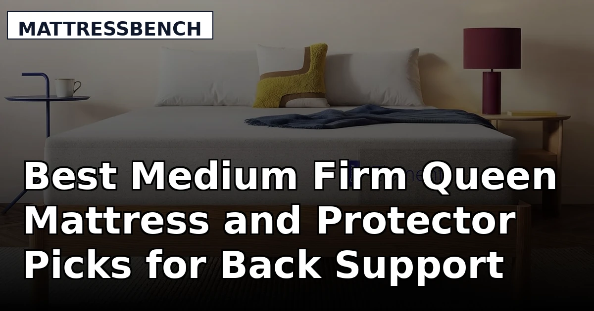Best Medium Firm Queen Mattress and Protector Picks for Back Support