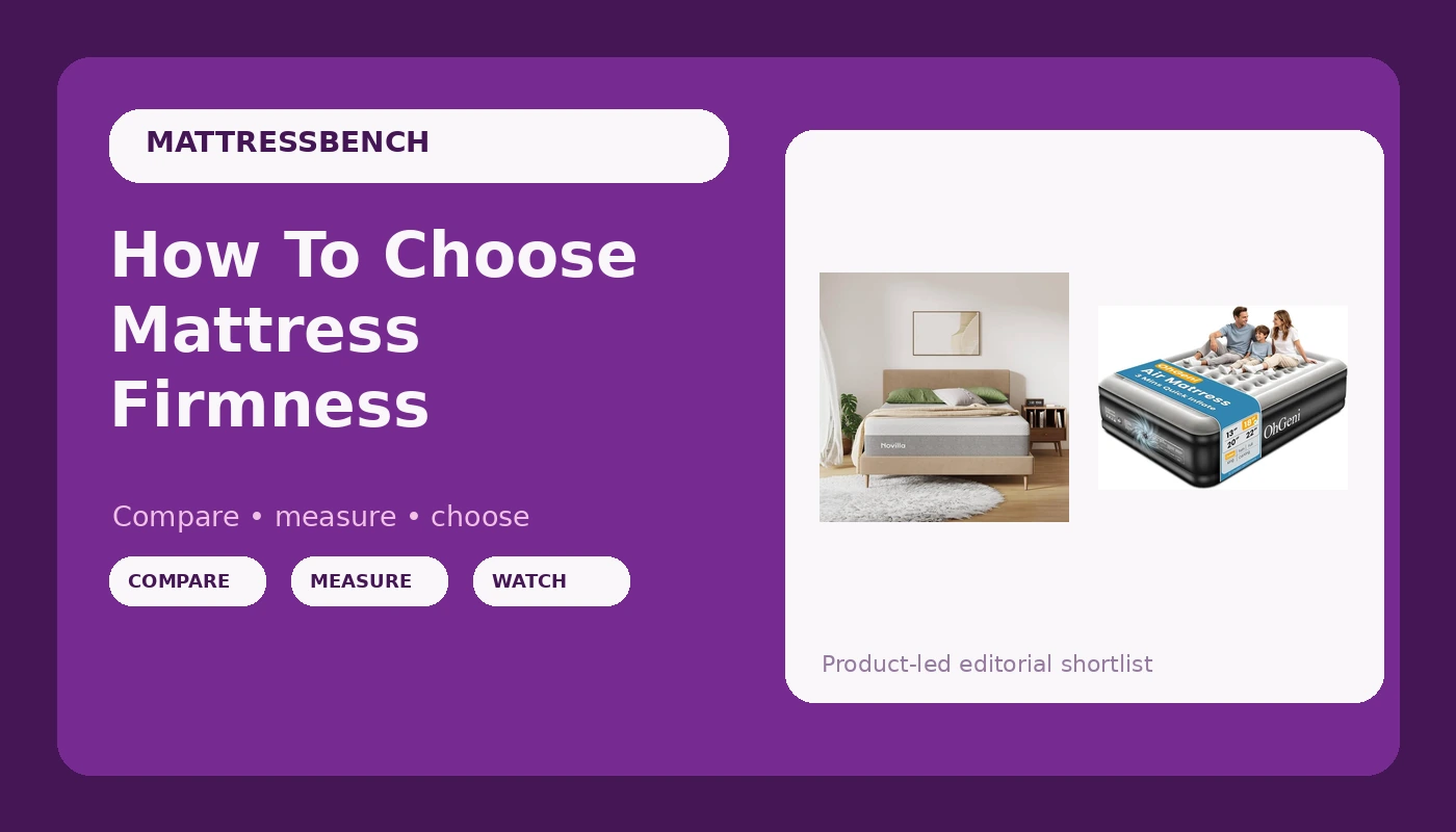 How To Choose Mattress Firmness - MattressBench review with measurements and honest opinion
