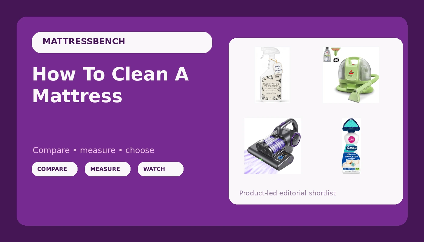 How To Clean A Mattress - MattressBench review with measurements and honest opinion