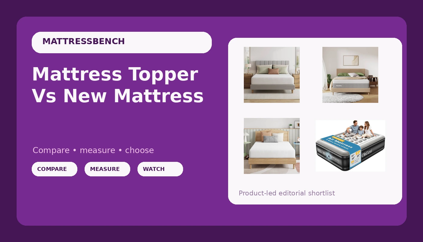 Mattress Topper Vs New Mattress - MattressBench review with measurements and honest opinion
