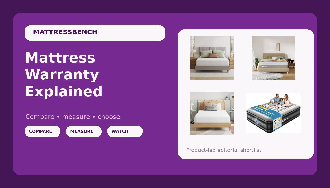 Mattress Warranty Explained - MattressBench review with measurements and honest opinion