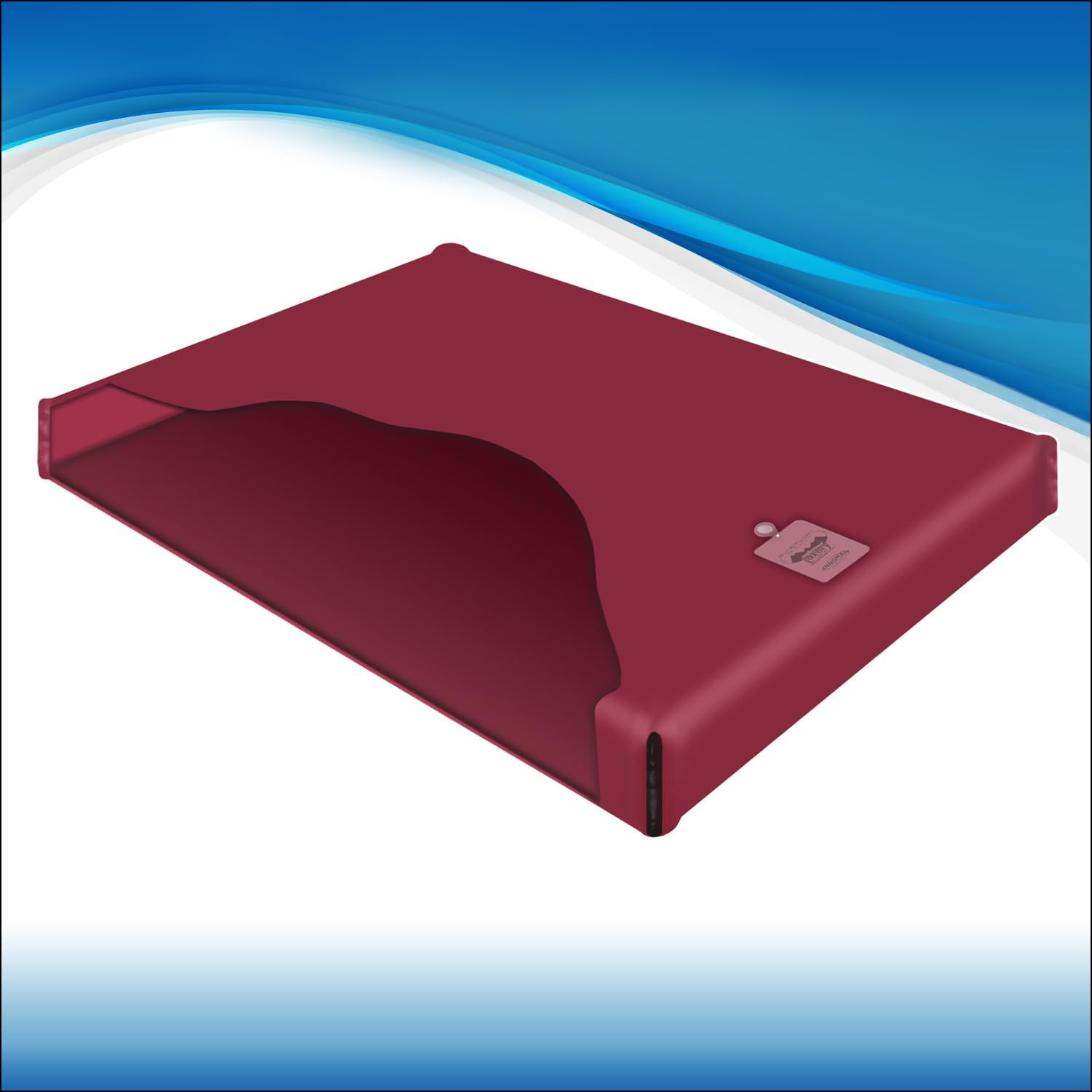 INNOMAX Sanctuary Free Flow Full Wave Waterbed Vinyl Mattress, Queen