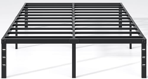 NEW JETO Metal Bed Frame Full with Storage