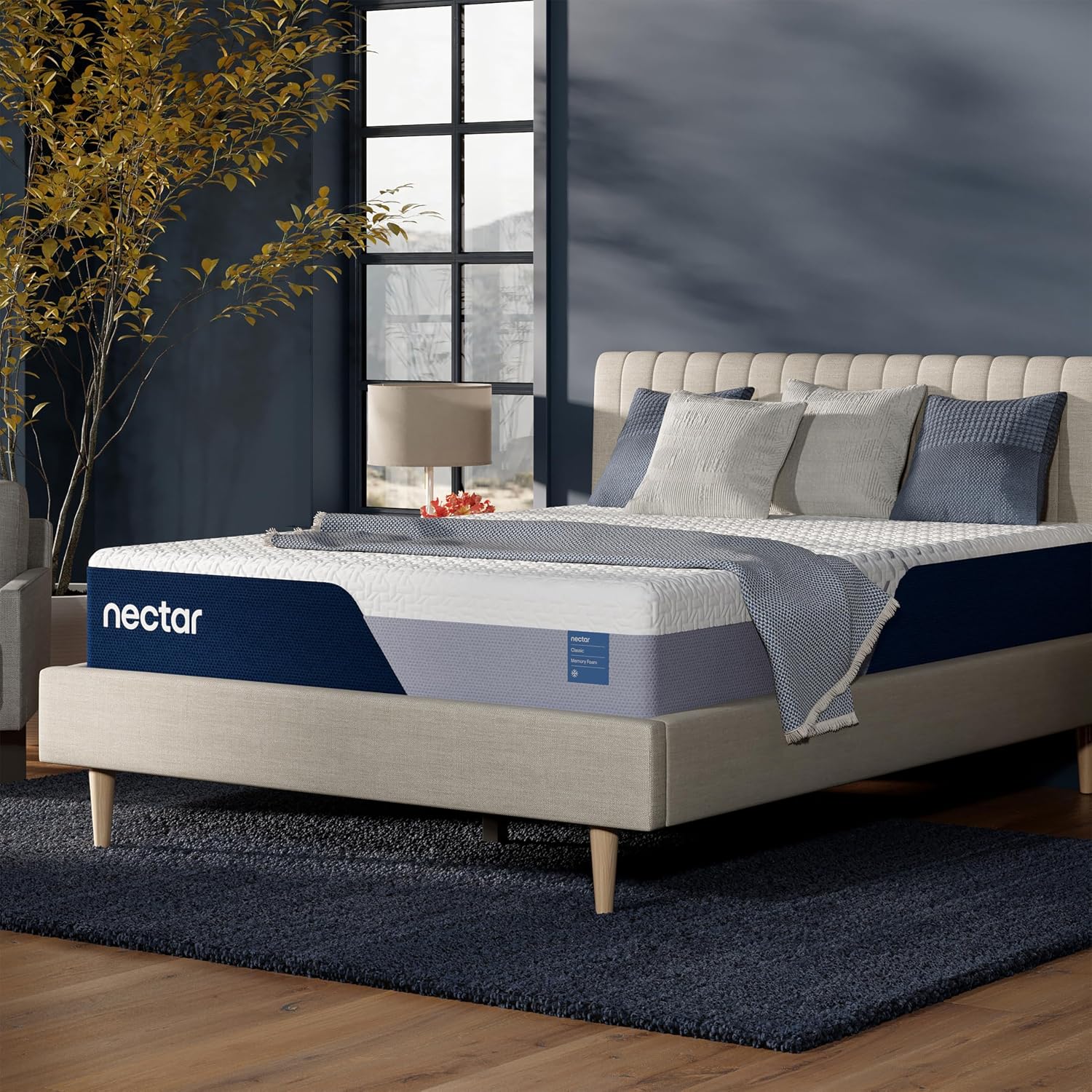 Nectar 12” Memory Foam Mattress, Full, Firm Feel, 1-Year Trial