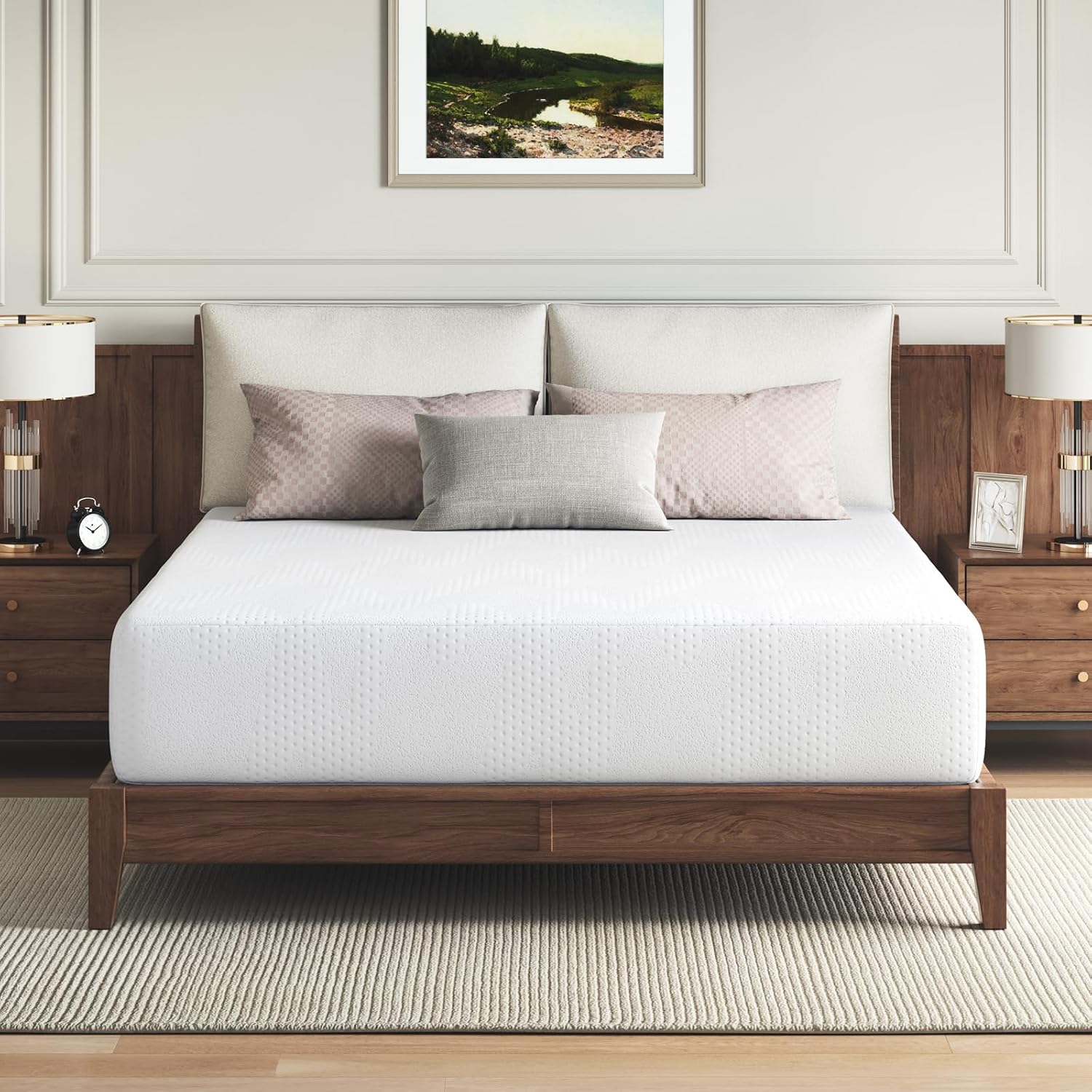 Novilla Queen Size Mattress, 14 Inch Gel Memory Foam Mattress for Cooling