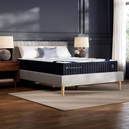DreamCloud Classic 12 inch Queen Mattress, Hybrid Memory Foam, Firm Feel