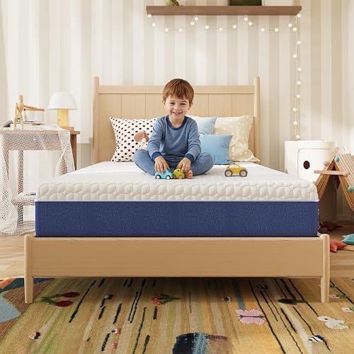 Gelsea 8 Inch Twin Size Mattress, Firm Gel Memory Foam Twin Mattress in a Box, Firm Back Support for Pressure Relief & Spinal Alignment, CertiPUR-US Certified, Fiberglass-Free