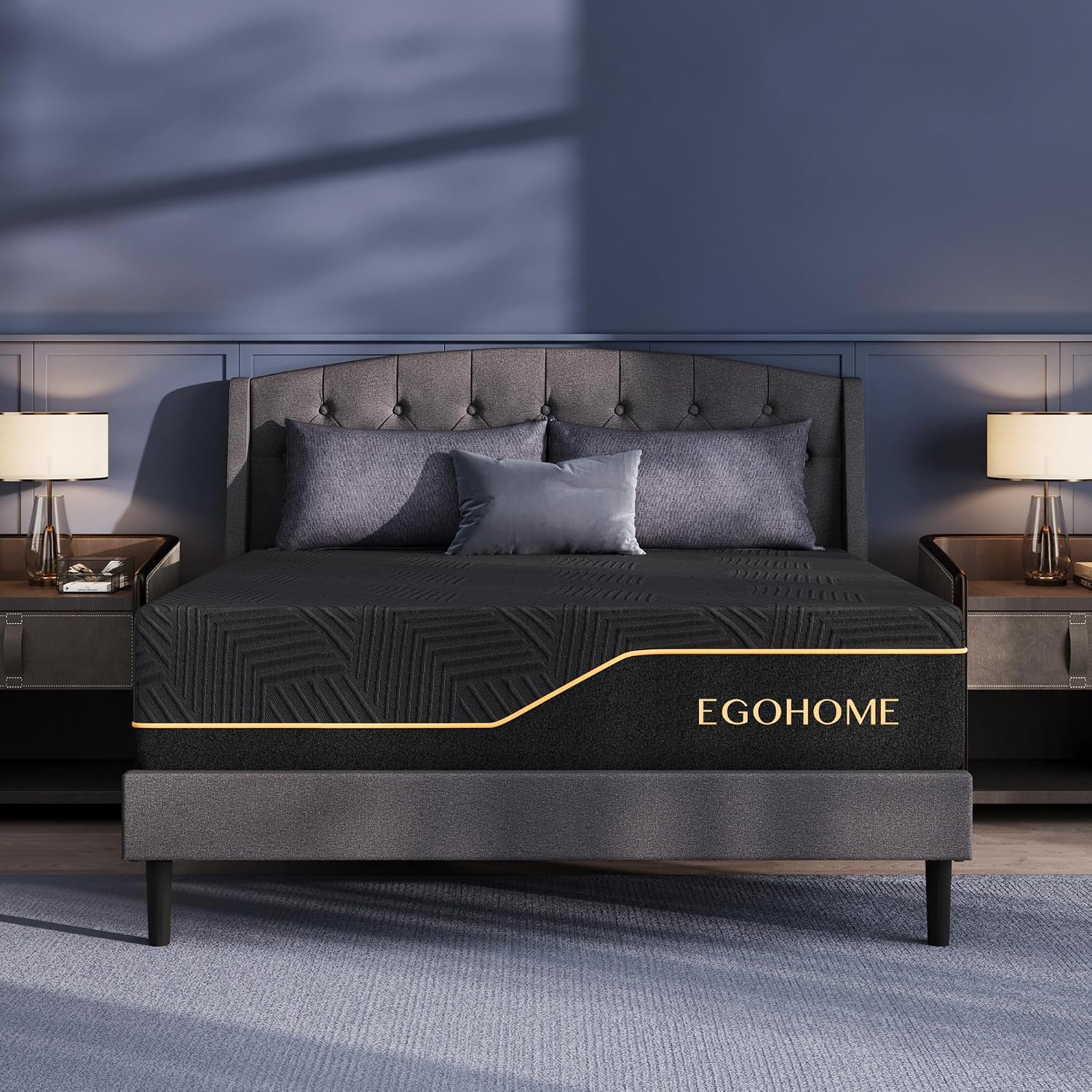 EGOHOME Full Size 12 Inch Firm Hybrid Mattress