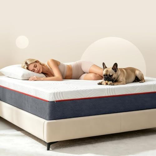 12" Queen Size Mattress in a Box with Memory Foam & Zoned Pocket Coils